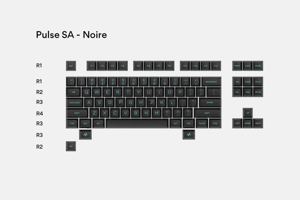 Black TKL Keycap Set W68348