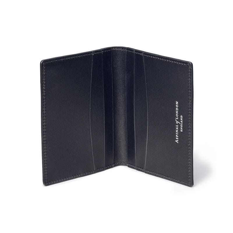 Black Double Fold Credit Card Holder M9177