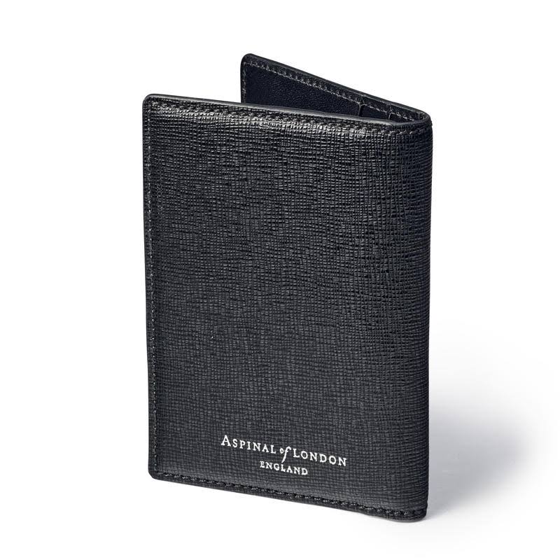 Black Double Fold Credit Card Holder M9177