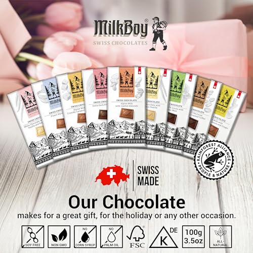 85% Cocoa Swiss Dark Chocolate, 3.5 oz, 5 Pack T891129