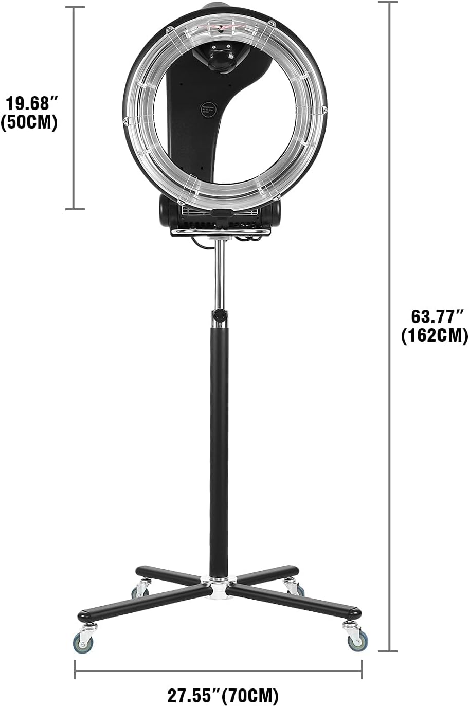 110V 950W Timer Adjustable Height 134-173cm Hair Dryer C9214