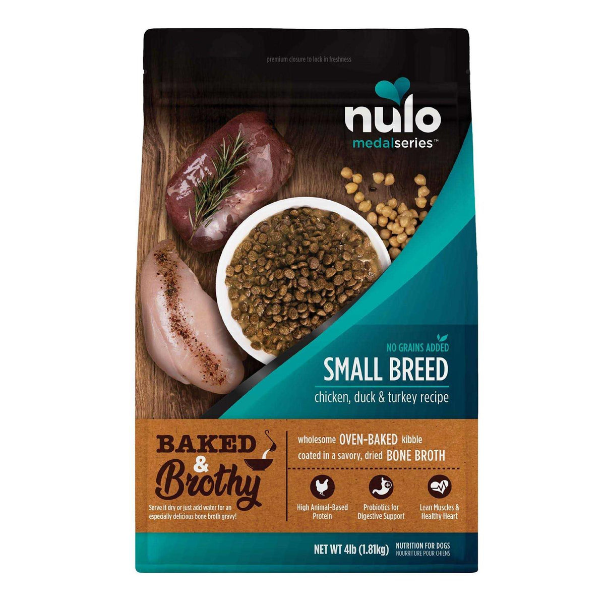 Baked & Brothy Chicken Duck & Turkey Adult Dry Dog Food N805