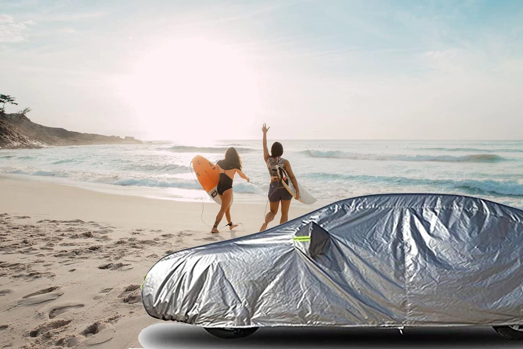 6 Layers Waterproof Car Cover with Lock Y461609