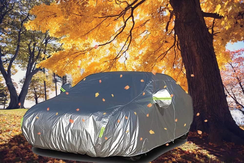 6 Layers Waterproof Car Cover with Lock Y461609