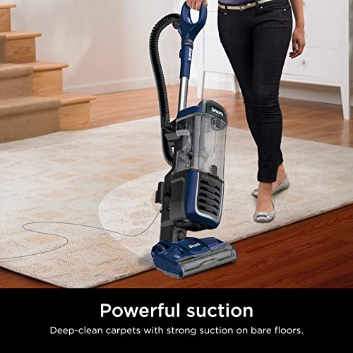 Navy Upright Vacuum with HEPA Filtration L8086