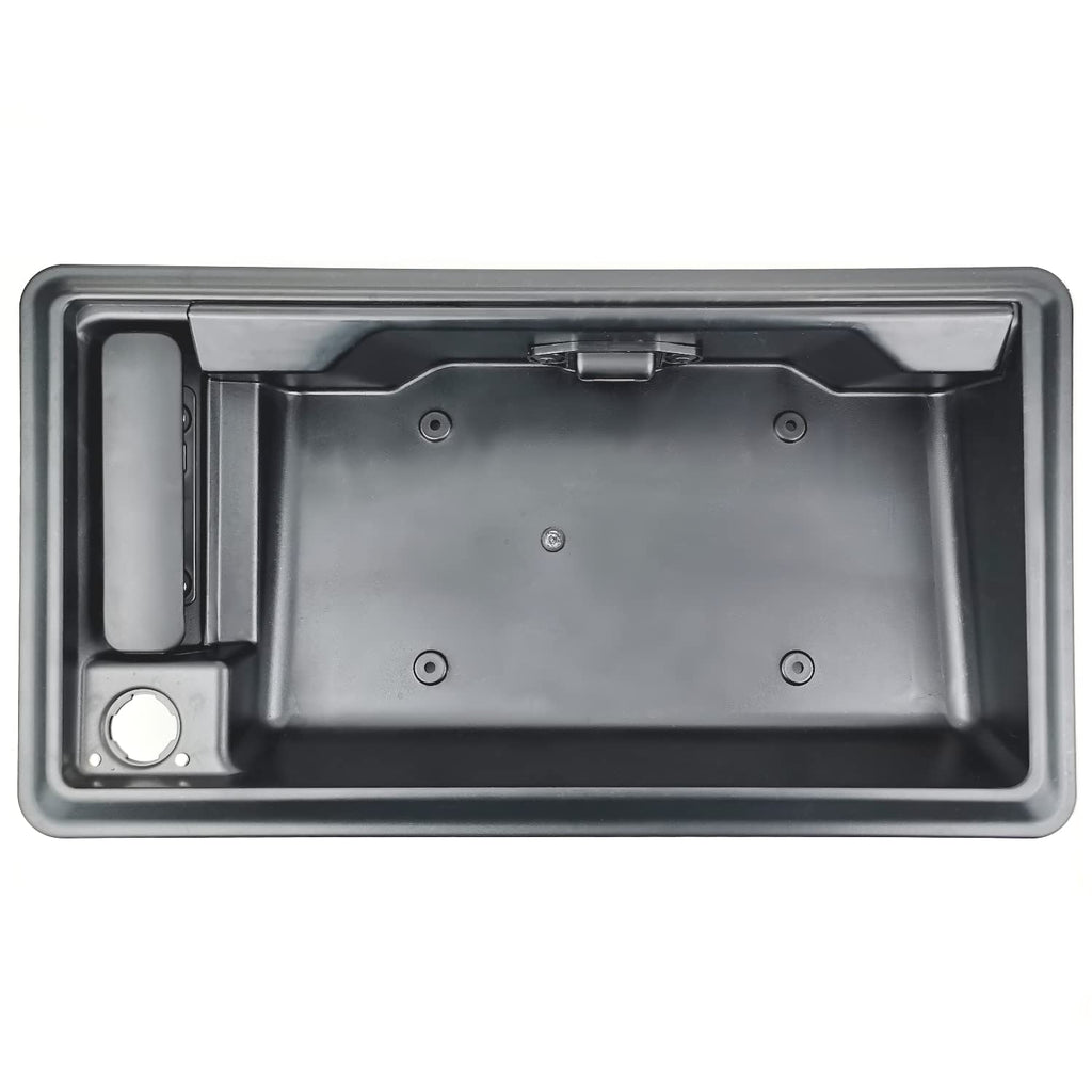 Rear Exterior Cargo Door Handle & License Plate Housing Frame Bracket U4060