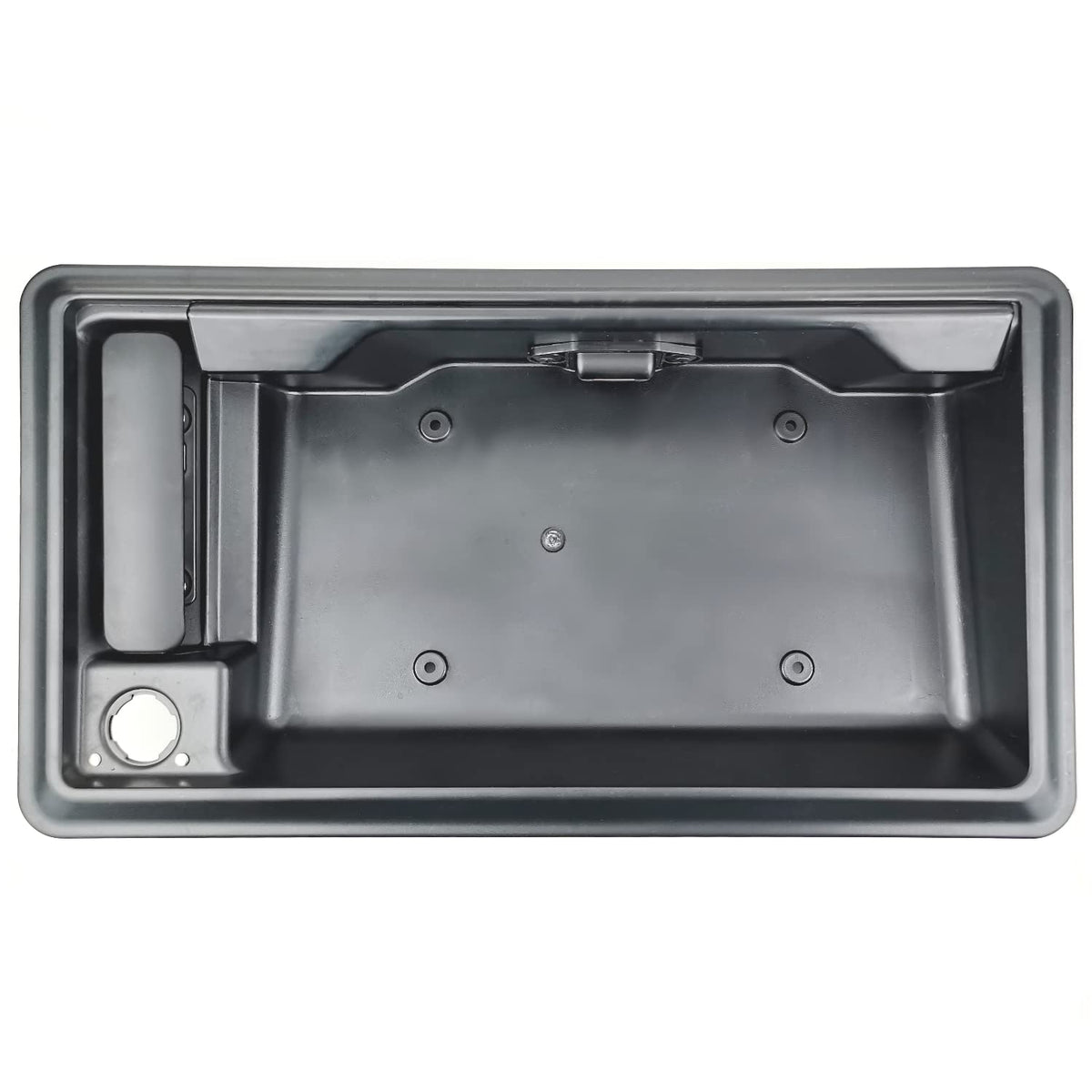 Rear Exterior Cargo Door Handle & License Plate Housing Frame Bracket U4060