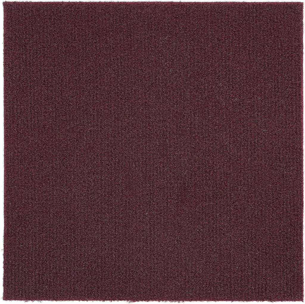 Self Adhesive Carpet Tile, 12 Tiles/12 sq Ft Pack of 2 O588