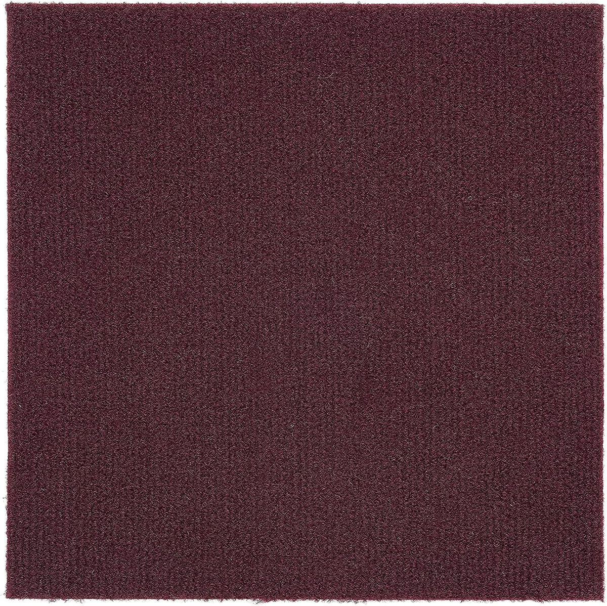 Self Adhesive Carpet Tile, 12 Tiles/12 sq Ft Pack of 2 O588