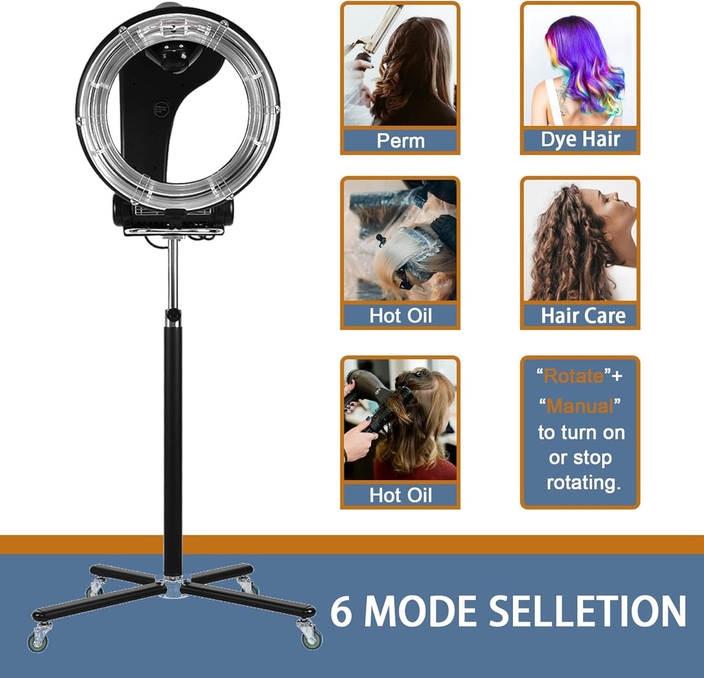 110V 950W Timer Adjustable Height 134-173cm Hair Dryer C9214