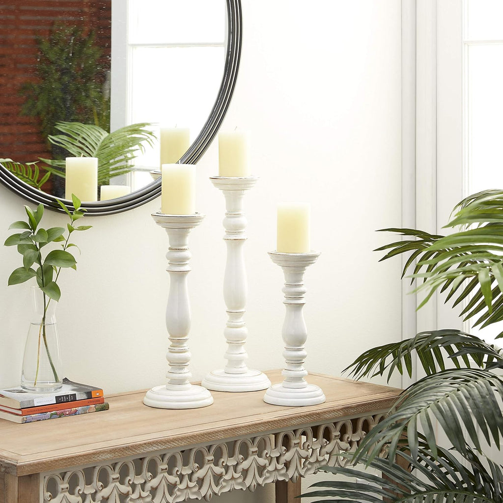 Brown Candle Holder Set of 3 W97512