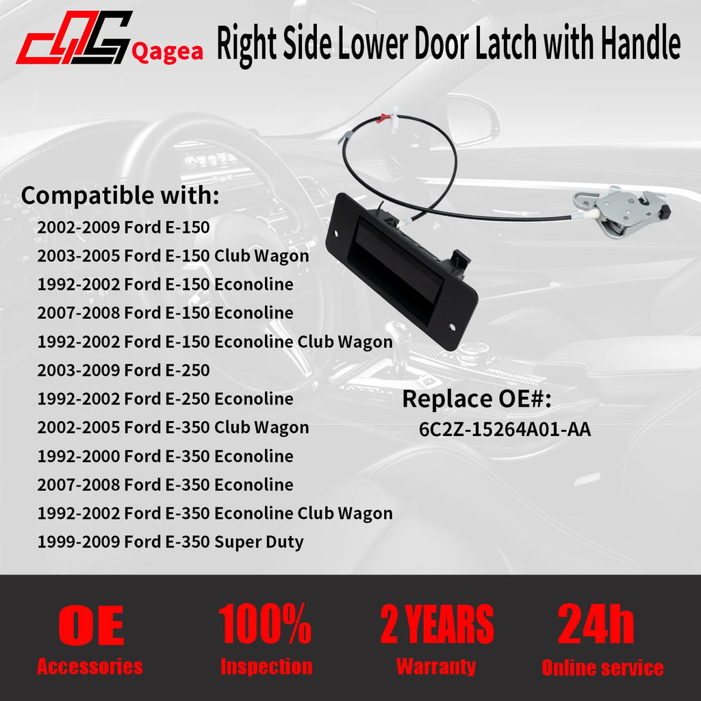 Rear Exterior Cargo Door Handle & License Plate Housing Frame Bracket U4060