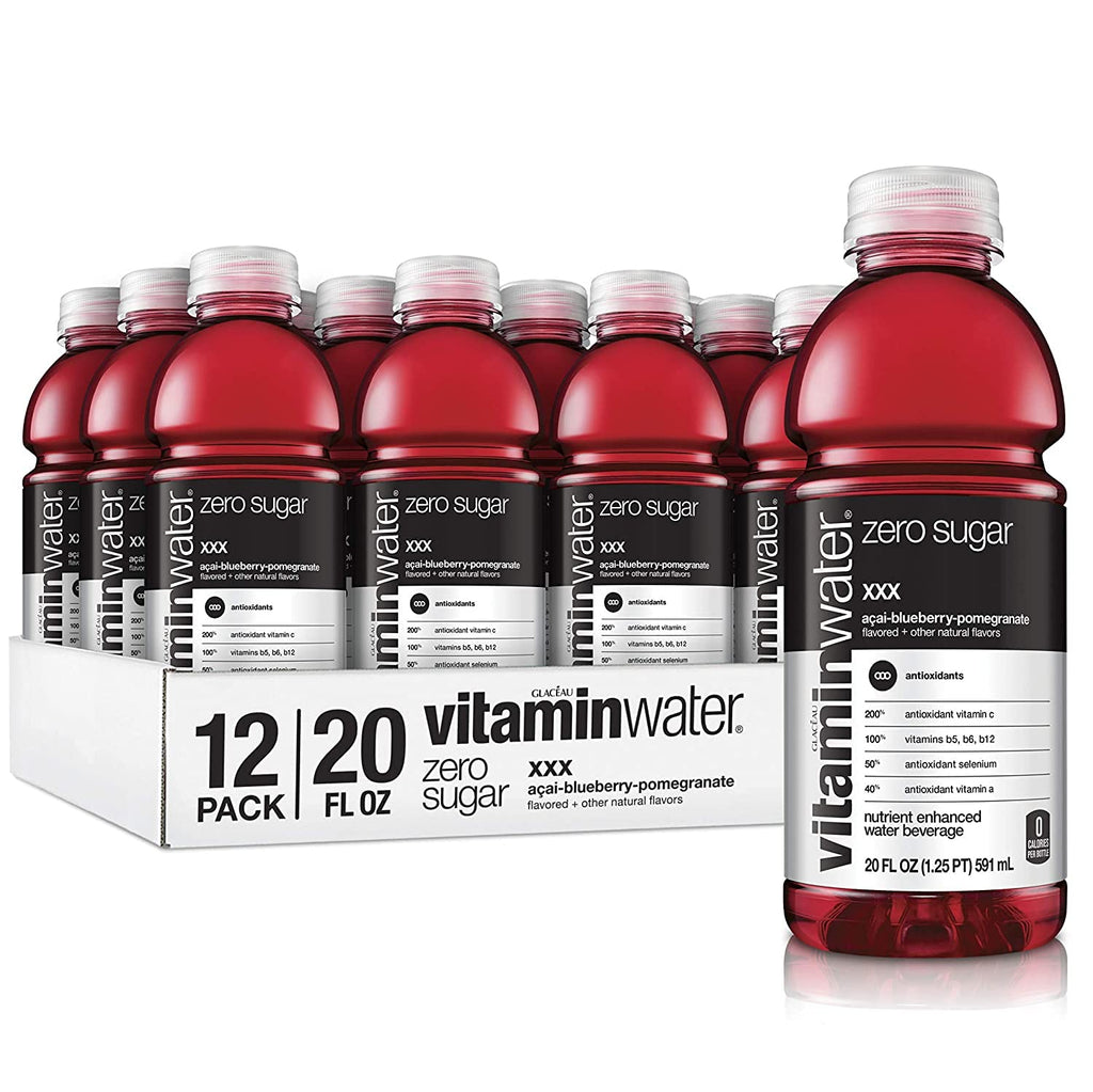20 Fl Oz Nutrient Enhanced Flavored Water with Vitamins, Antioxidants, Electrolytes, Pack of 12 A1279