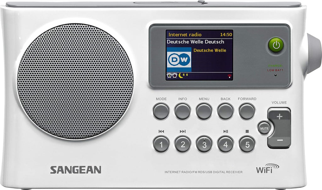 Gray/White Internet Radio with Color Display S6952