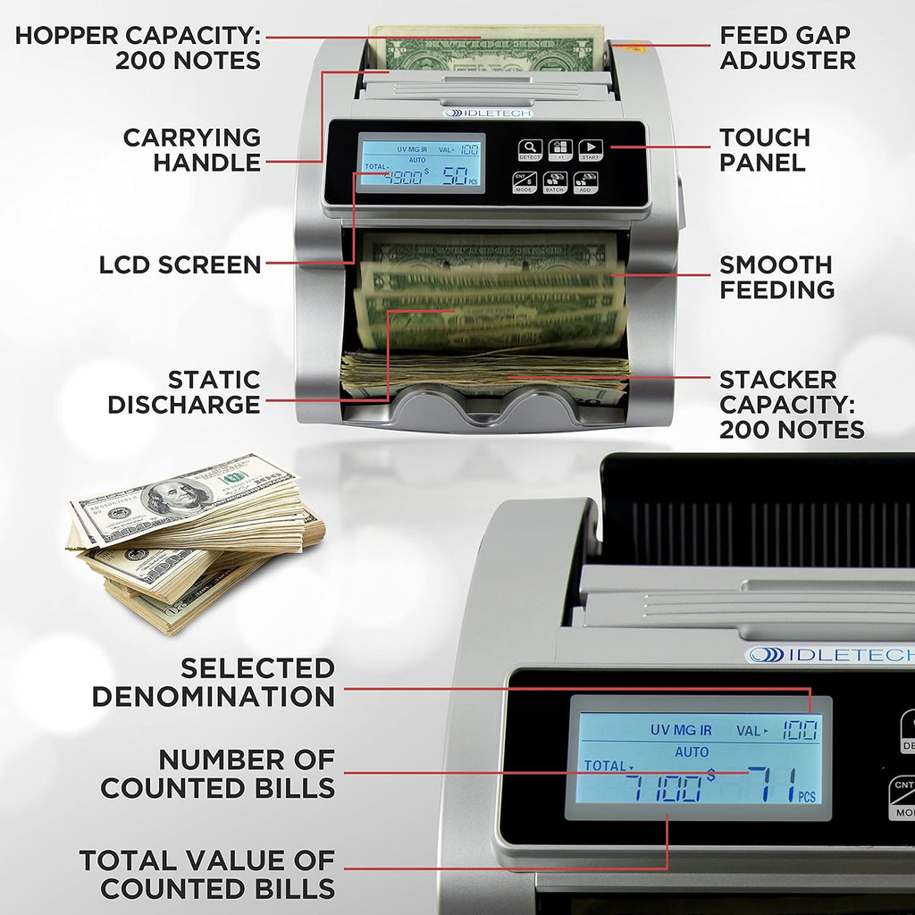 Money Counter Machine with Value Calculation O675566