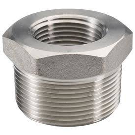 1-1/4 x 1/8x22 Hex Bushing NPT Male x Female Forged Pipe Fitting, Pkg Qty 8 X71353