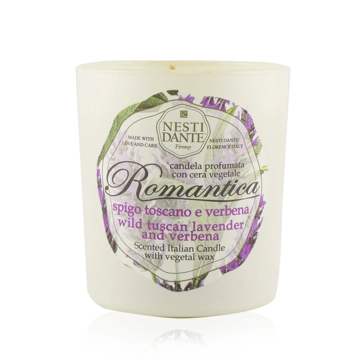 Scented Italian Candle Lavender Verbena 160g S337289