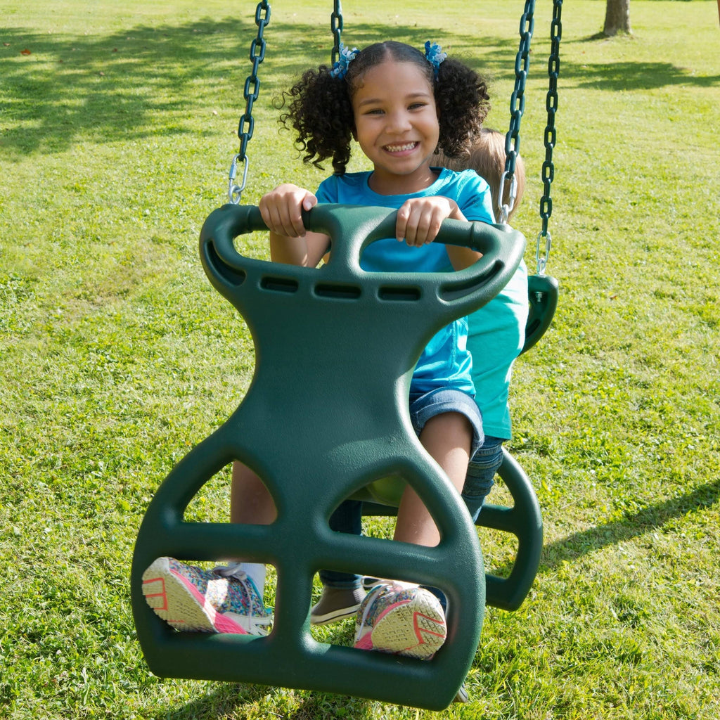 Green Dual Ride Glider I28348