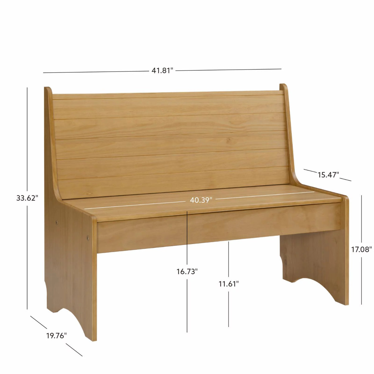Dining Bench with Back L50196