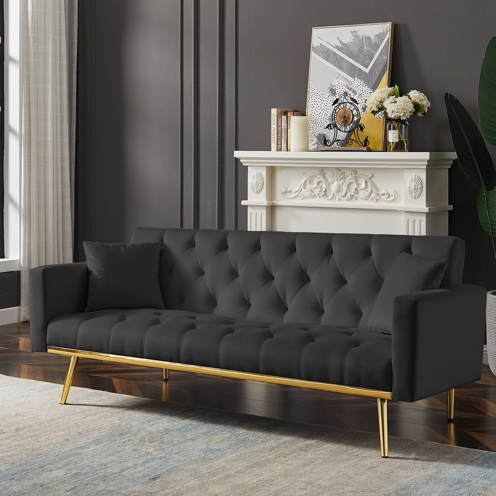 Convertible Folding Futon Sofa Bed Z13892