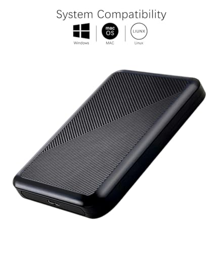 750GB Ultra Slim Portable External Hard Drive USB 3.0 HDD T8184