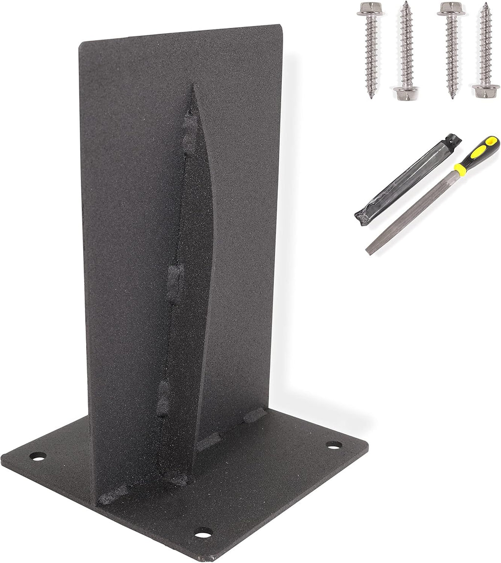Heavy-Duty Carbon Steel Firewood Splitter, Portable, Rust-Proof, Sharpening File, Pack of 2 I610