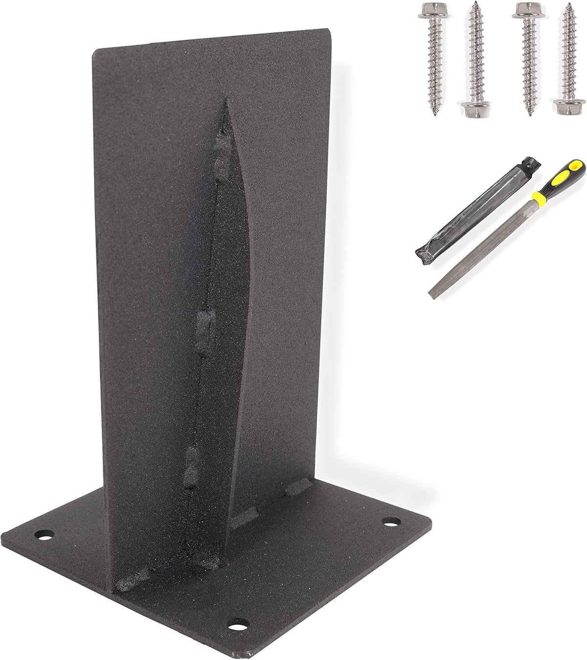 Heavy-Duty Carbon Steel Firewood Splitter, Portable, Rust-Proof, Sharpening File, Pack of 2 I610