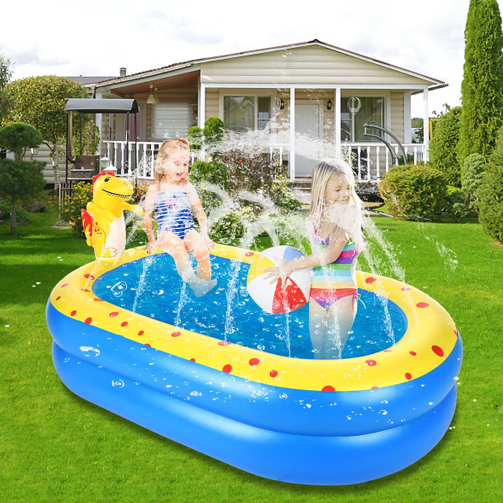 Inflatable Sprinkler Pool 67 * 40in H213