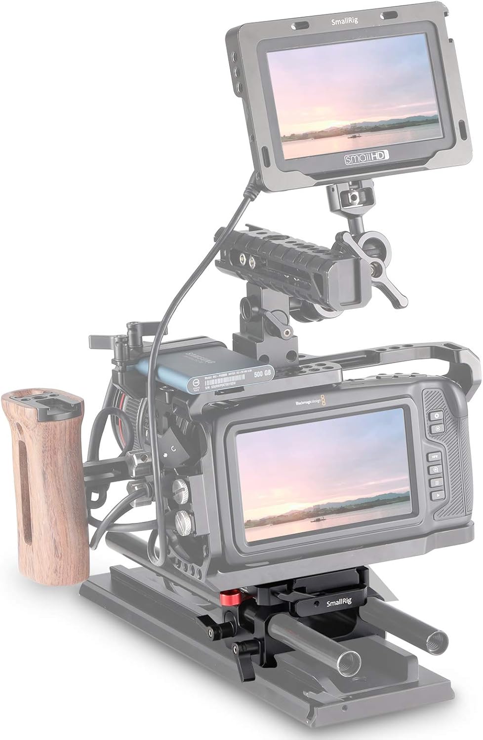 BMPCC Baseplate for Manfrotto 501PL Black Design H4761