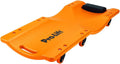 Orange 36 Inch Plastic Creeper with Padded Headrest W62064