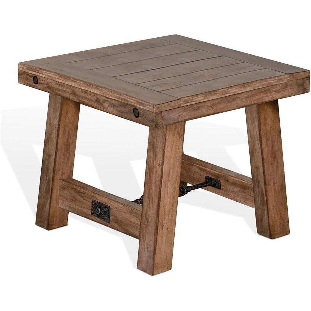 25" Mahogany Wood End Table R74884
