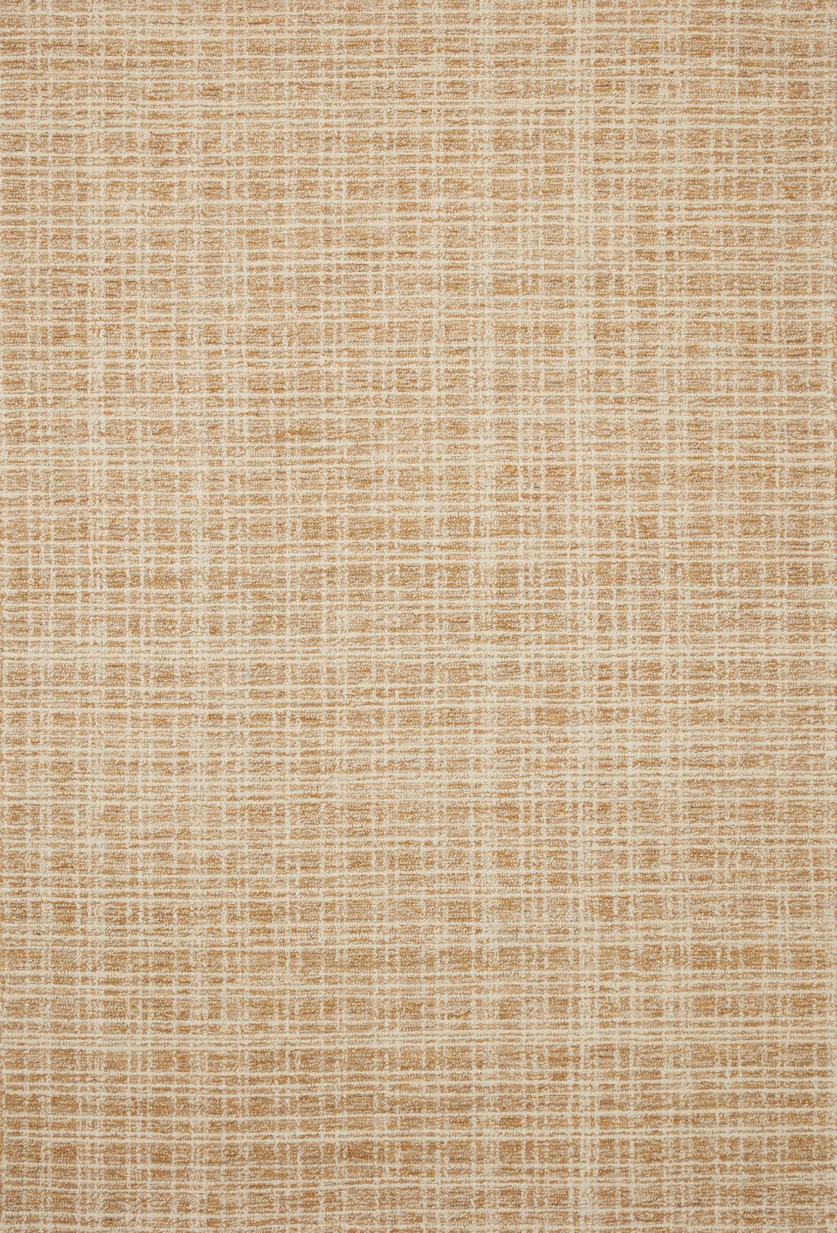 Straw/Ivory Plaid Area Rug I5104