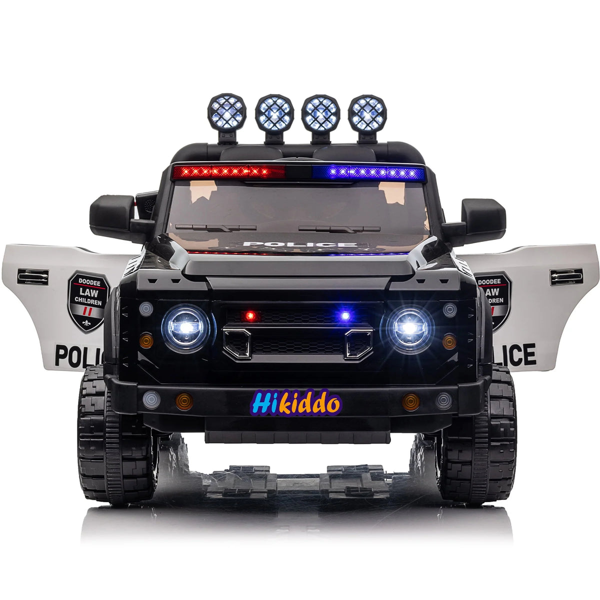 24V Kids Electric Ride on Toy Truck, 4WD 2 Seater C9497