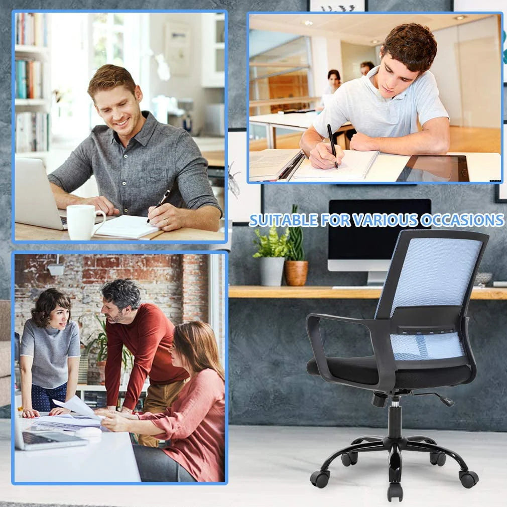 Black Ergonomic Mesh Office Chair J894