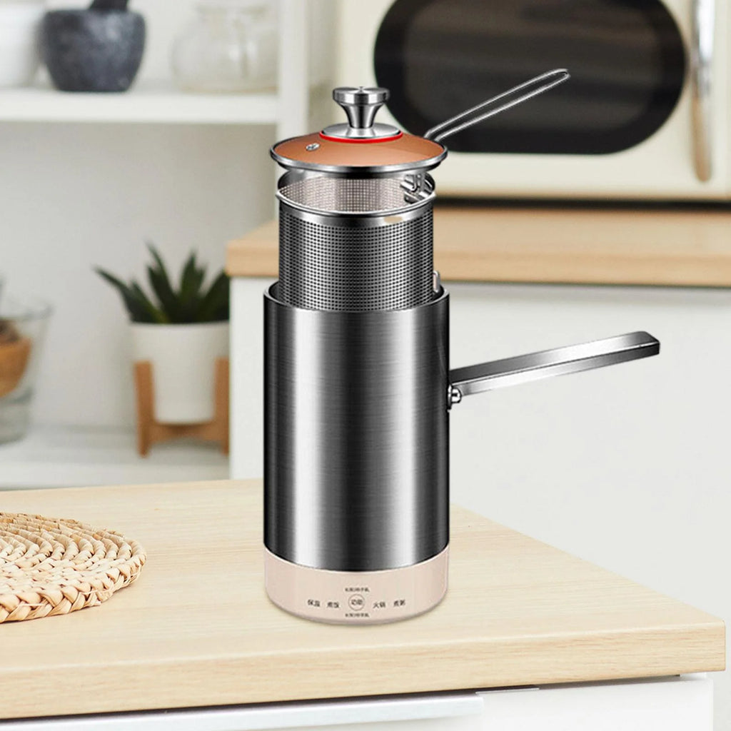 1.8L Stainless Steel Electric Deep Fryer with Basket H38537