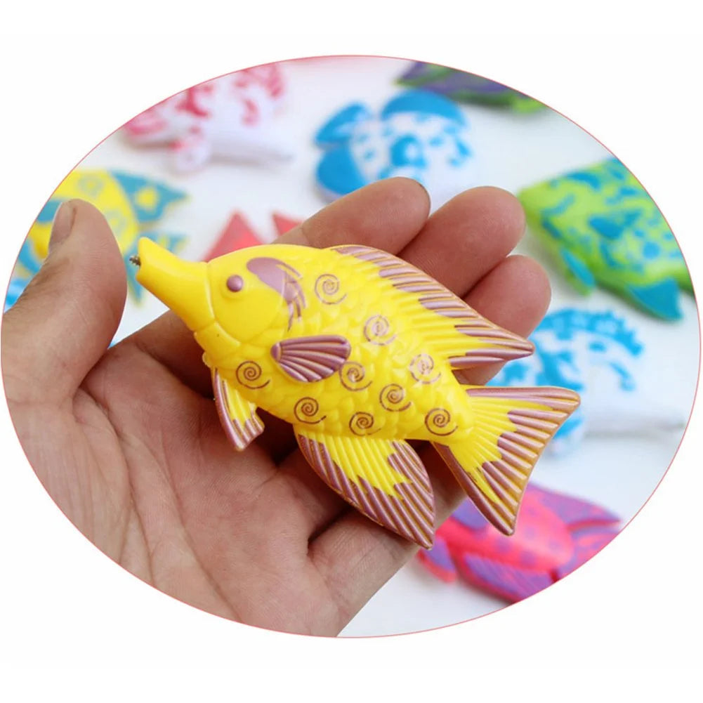 Magnetic Fishing Toy Set with 1 Fishing Rod and 6 Fishes Q8770