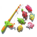 Magnetic Fishing Toy Set with 1 Fishing Rod and 6 Fishes Q8770