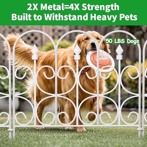 8 Panels Decorative Garden Fence and Border A11702