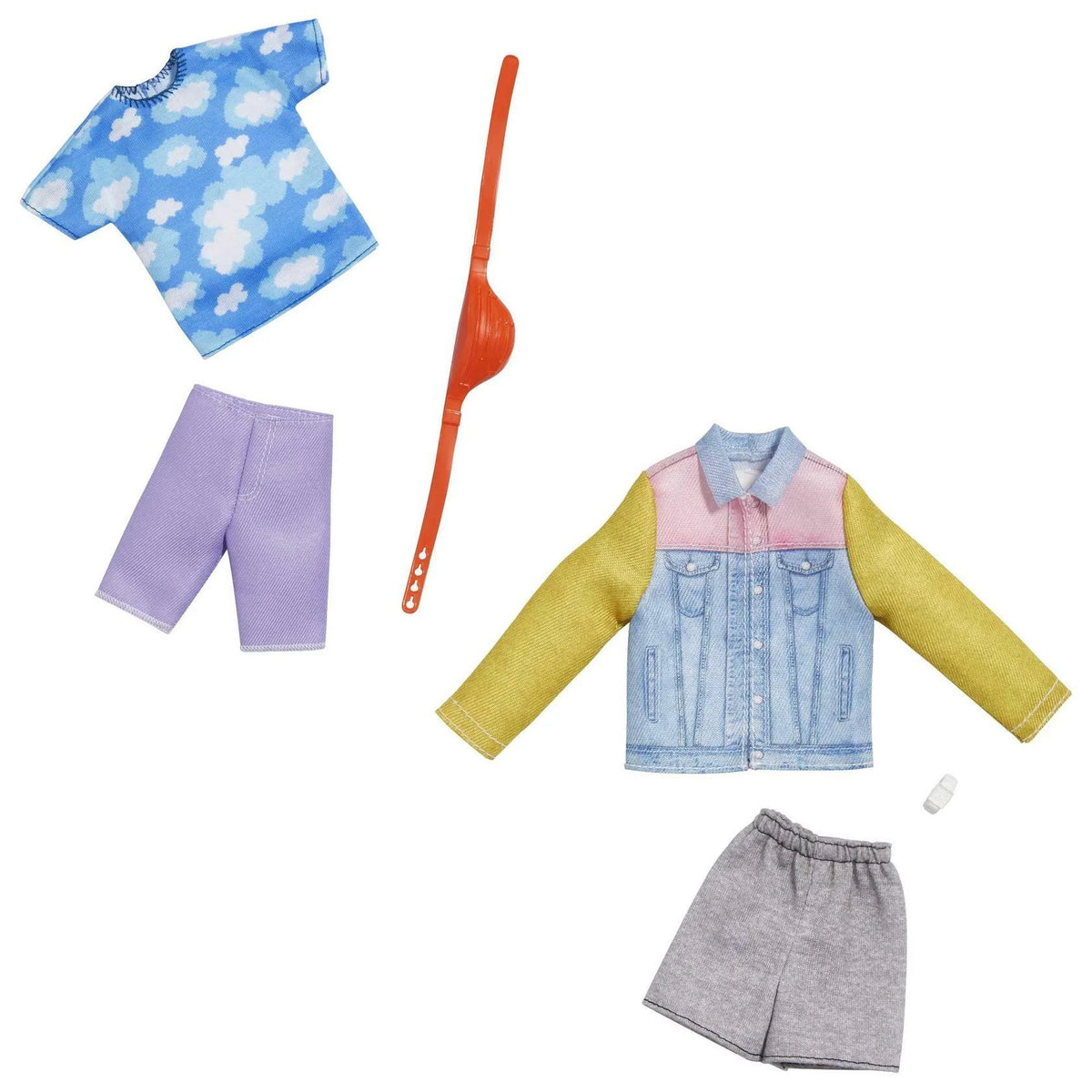 Barbie Fashion Pack Long Sleeve Denim Jacket & Accessories J56043