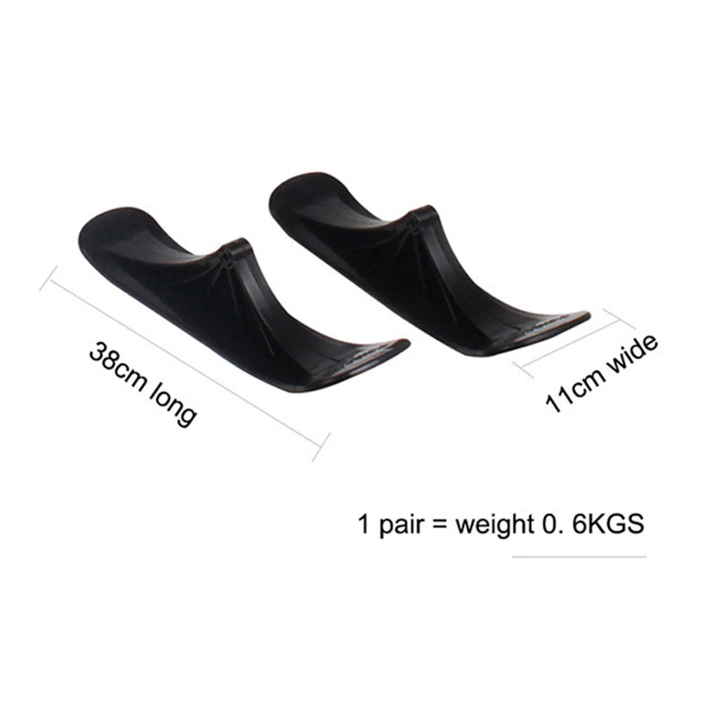 2Pcs Snow Sledge Board Set Ski Plate Bike Snowboard B210