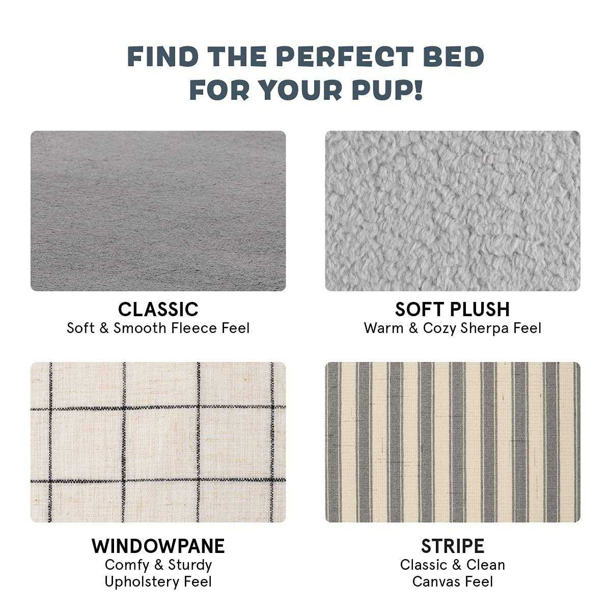 Memory Foam Platform Dog Bed Plush Mattress I26226