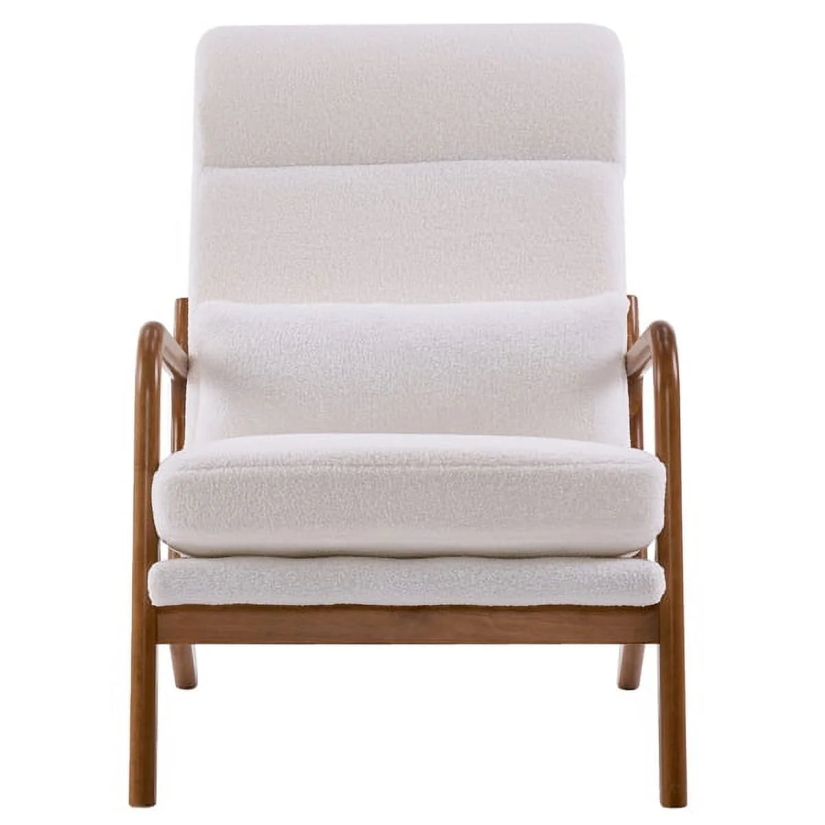 Mid-Century Modern Accent Chair with Lumbar Pillow V740