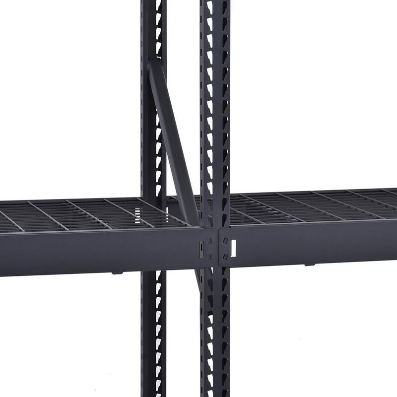 3-Tier Steel Freestanding Garage Storage Shelving Unit in Black D2944