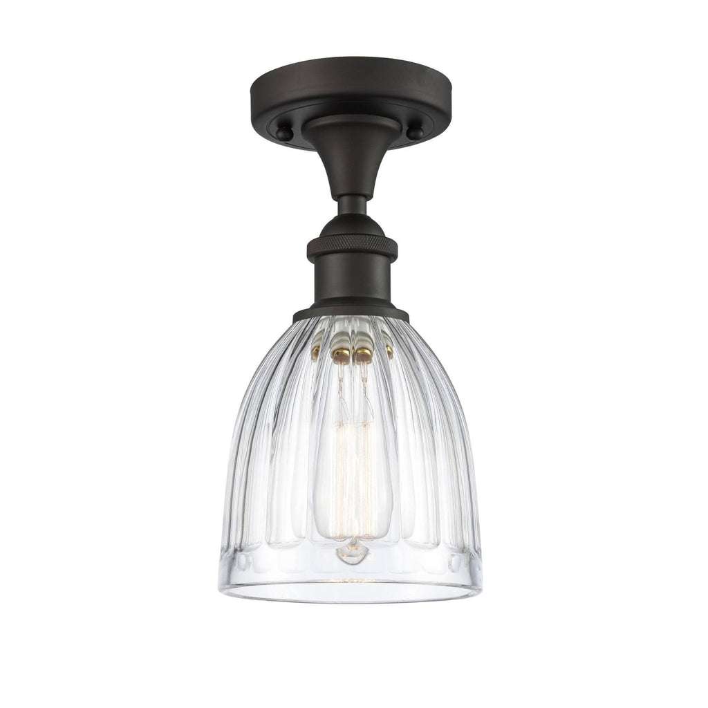 Oil Rubbed Bronze Semi-Flush Mount Light J2839