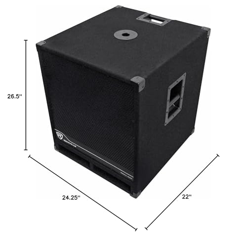 1600w 15 inch Black Powered PA Subwoofer C58071