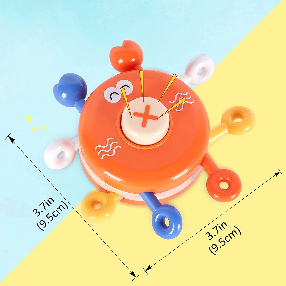 2 Pack Baby Finger Push Toy Music Exercise Toy R348