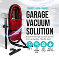 1 Gallon Wall Mounted Garage Vacuum Cleaner with Stretch Hose I82857
