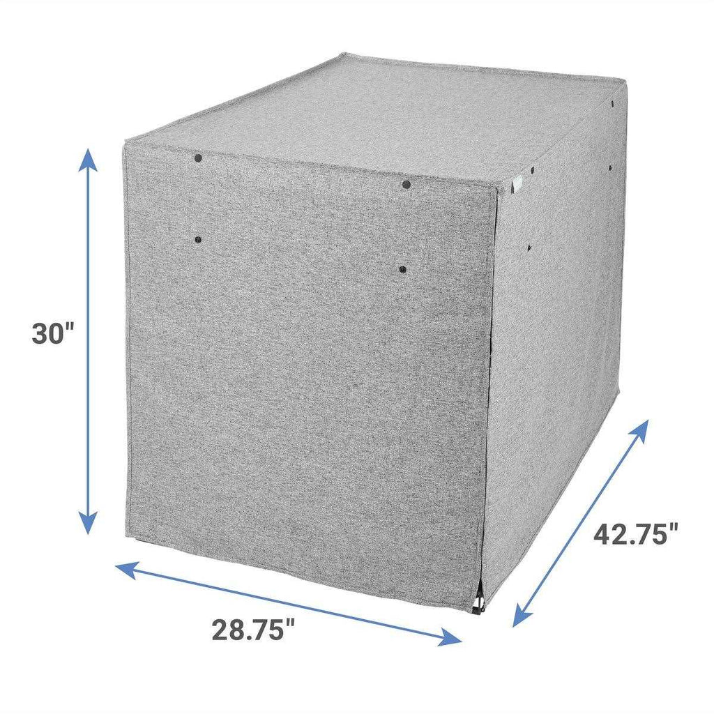 Faux Linen Dog Crate Cover O9332