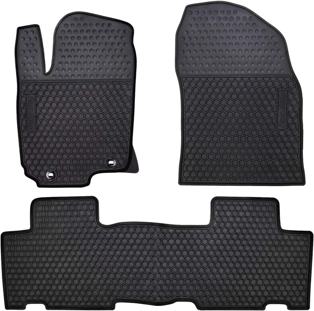 Custom Fit Black Rubber Car Floor Mats for Toyota RAV4 2019-2022 Y2318