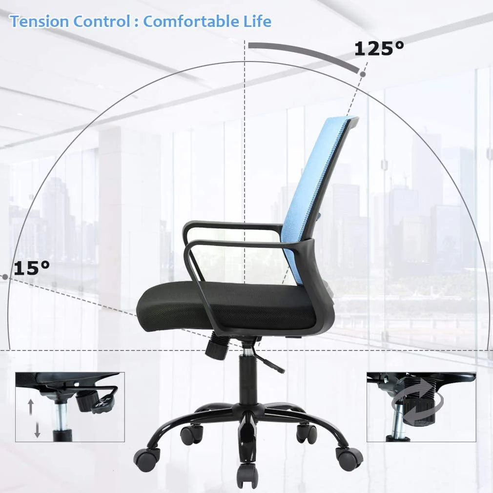 Black Ergonomic Mesh Office Chair J894